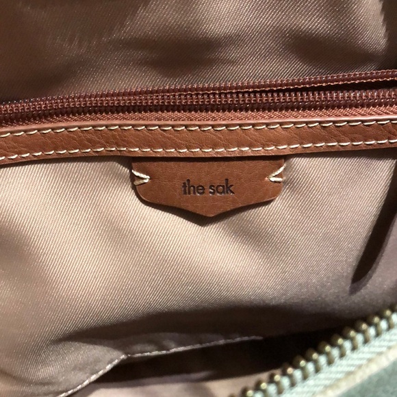 the sak Green Leather Shoulder/Crossbody Bag - Picture 8 of 9